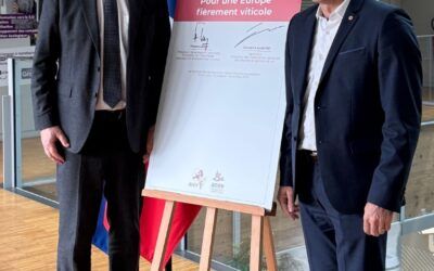 La AREV lanza en Estrasburgo un llamamiento por una Europa orgullosamente vitivinícola